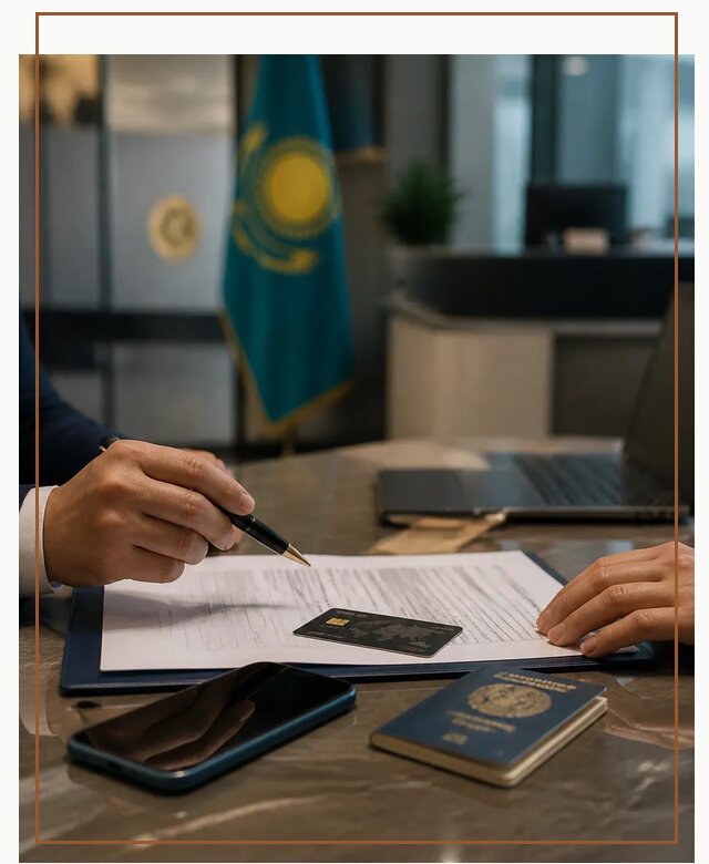 Открытие счета и банковской карты в Казахстане в Подольске